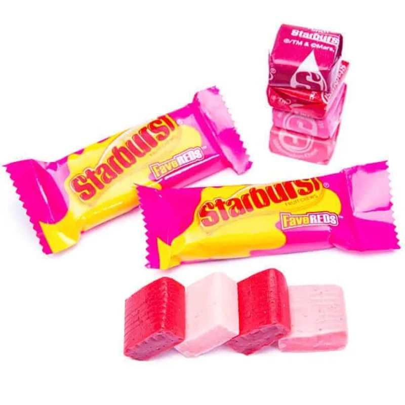 Starburst Fruit Chews Candy Fun Size Packs – FaveREDs: 30-Piece Bag