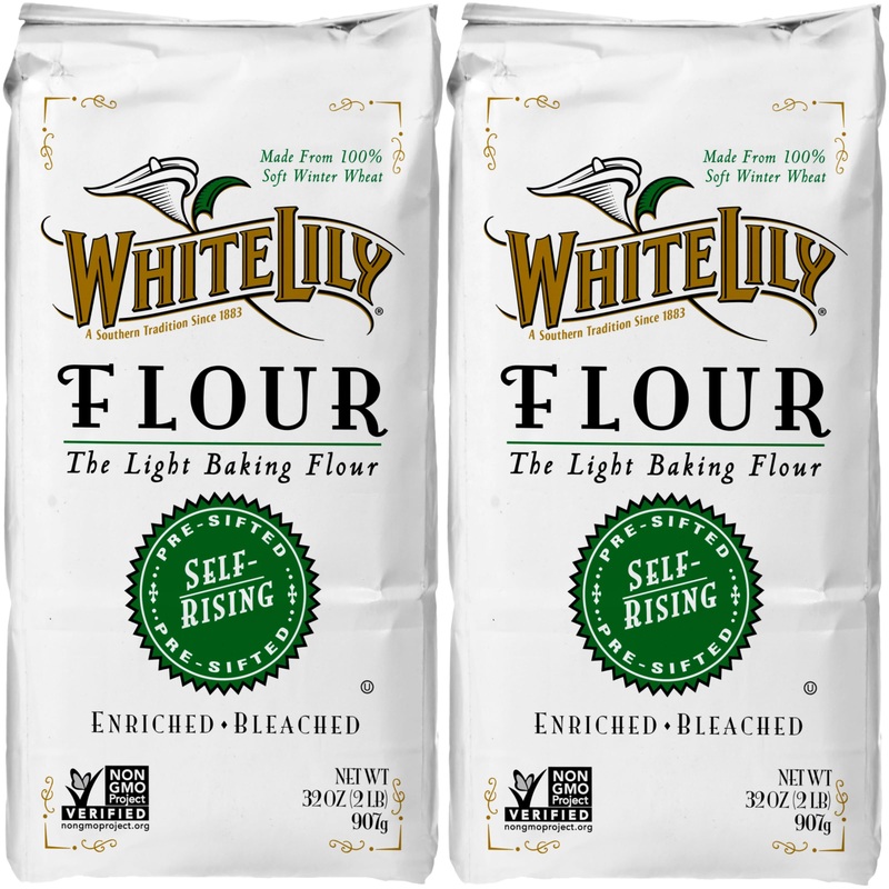 White Lily Self-Rising, Enriched Bleached Flour, 2 Lb Bag (Pack Of 2)