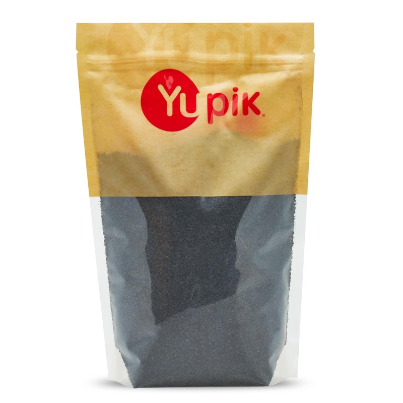 Yupik Raw Black Sesame Seeds, 2.2 Lb (35.2 Oz), Pack Of 6, Gluten-Free, Kosher, Vegan, Natural, Unroasted, Unsalted, Plant-Based