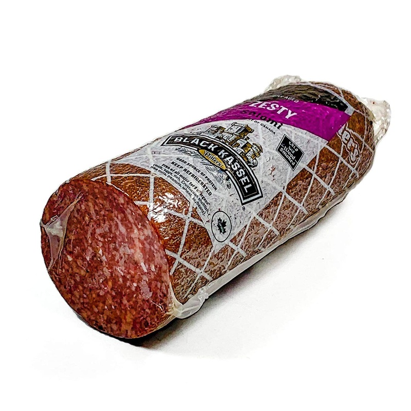 Zesty Brand Dry Aged Salami Sausage. Piller’S (Black Kassel) Canada Approx. 2.3 Lb