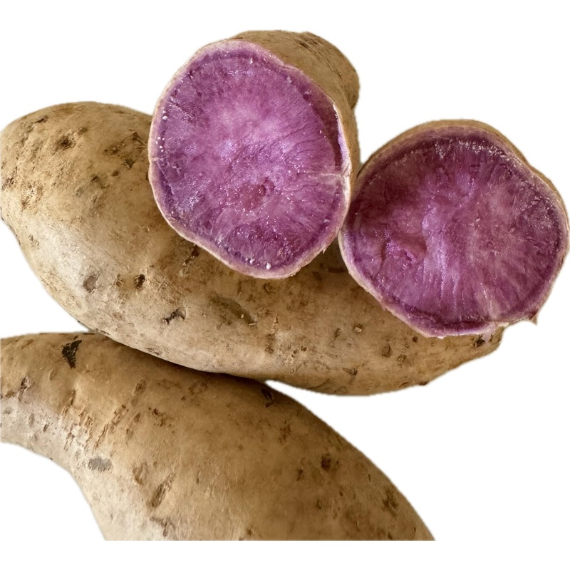 3 Pounds Fresh Okinawan Japanese Purple Sweet Potatoes – White Skin With Vibrant Purple Flesh, Grown In Hawaii