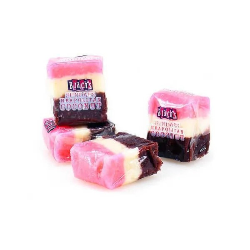 Brach’s Sundaes Neapolitan Coconut Candy: 8LB Box