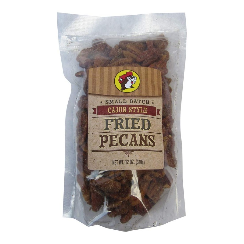 Buc-Ees Cajun Style Fried Pecans In A Resealable Bag, 12 Ounces