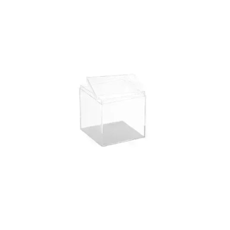 Clear Acrylic Boxes 2.25×2.25×2.25 12 Pack