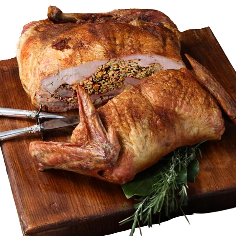 Creole Food Turducken (Seafood Jambalaya Stuffing, 14Lb) – Gourmet Stuffed Poultry Delight – Pre-Seasoned And Ready For Cooking