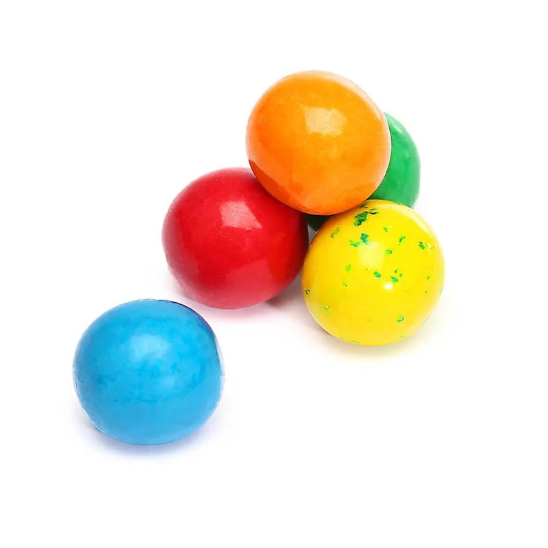 Dubble Bubble Assorted Gumballs 12-Ball Tubes: 24-Piece Box