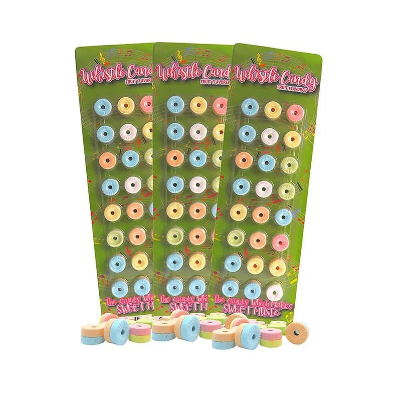 Foreign Candy Company Whistle Candy Sheets: 24-Piece Box