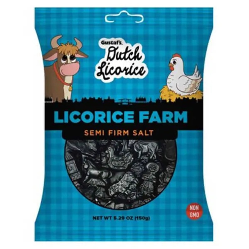 Gustaf’s Dutch Licorice Farm 5.29-Ounce Bags: 12 Piece Box