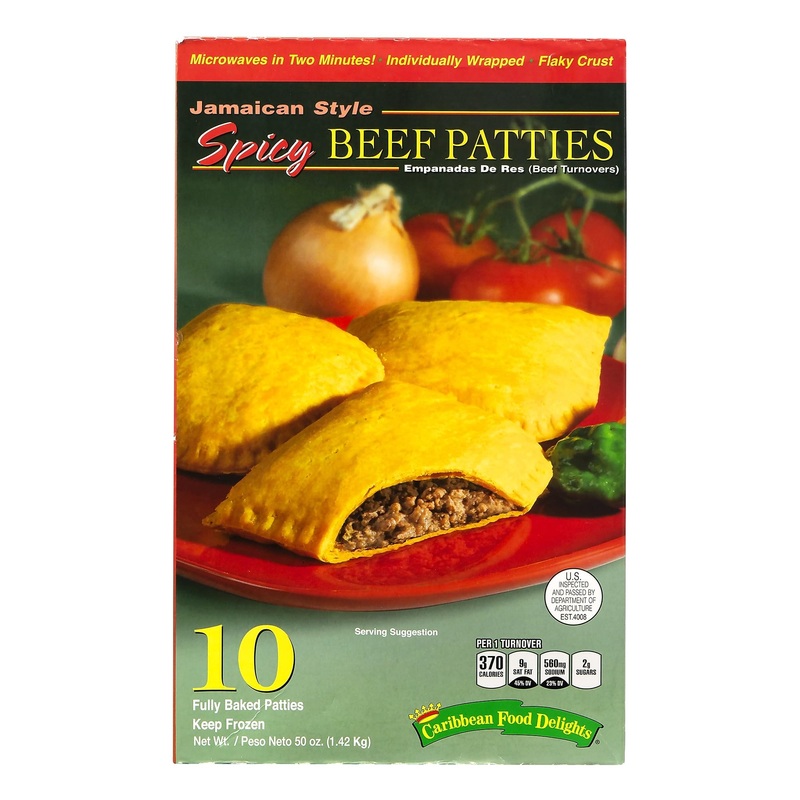 Jamacian Style Spicy Beef Empanadas, 5 Oz, 10/Carton, Ships In 1-3 Business Days