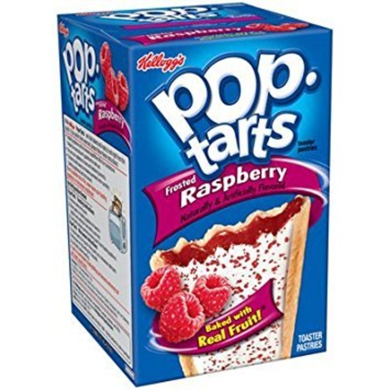 Kellogg’S, Pop-Tarts, Frosted Raspberry, 8 Count, 14.7Oz Box (Pack Of 6)
