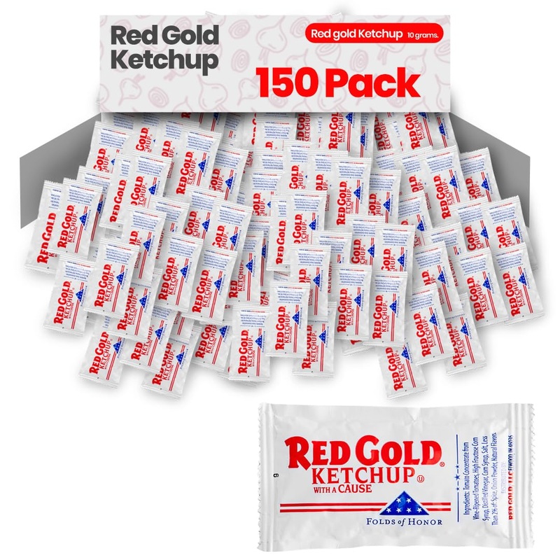 Ketchup Packets – 10G Individual Sachets | Bulk Condiment Packets For Meals, Lunches, Catering, Parties | Multiple Pack Availabl