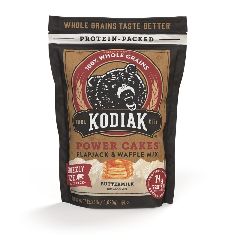 Kodiak Grizzly Size Power Cakes Mix, Buttermilk, High Protein,100% Whole Grains (Pack Of 1 Bag)