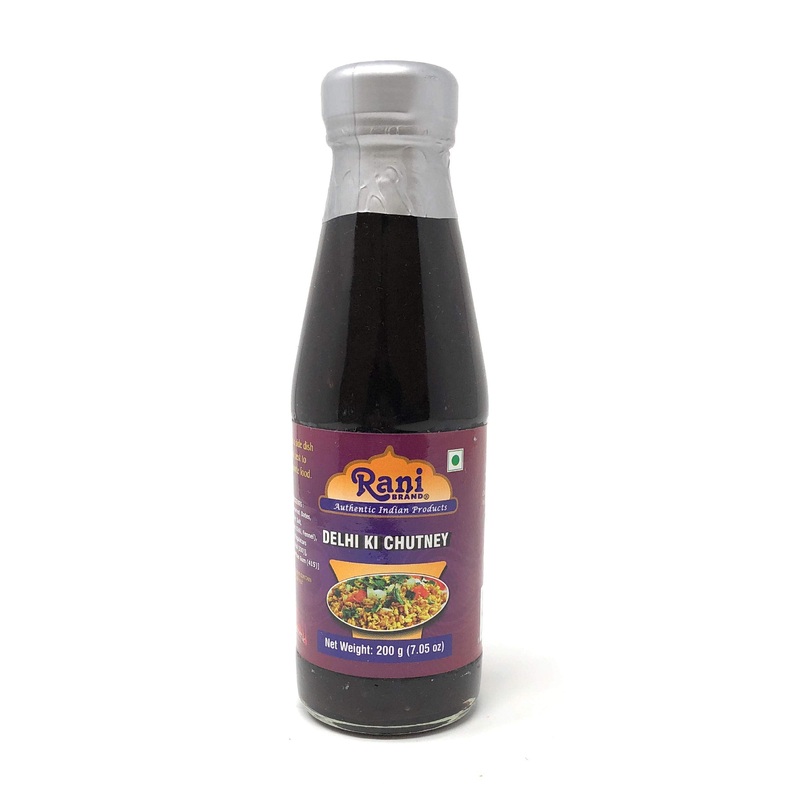 Rani Delhi Ki Chutney (Sweet, Sour & Spicy Dipping Sauce) 7Oz (200G) Glass Jar, Ready To Eat, Vegan ~ Gluten Free | Non-Gmo | No