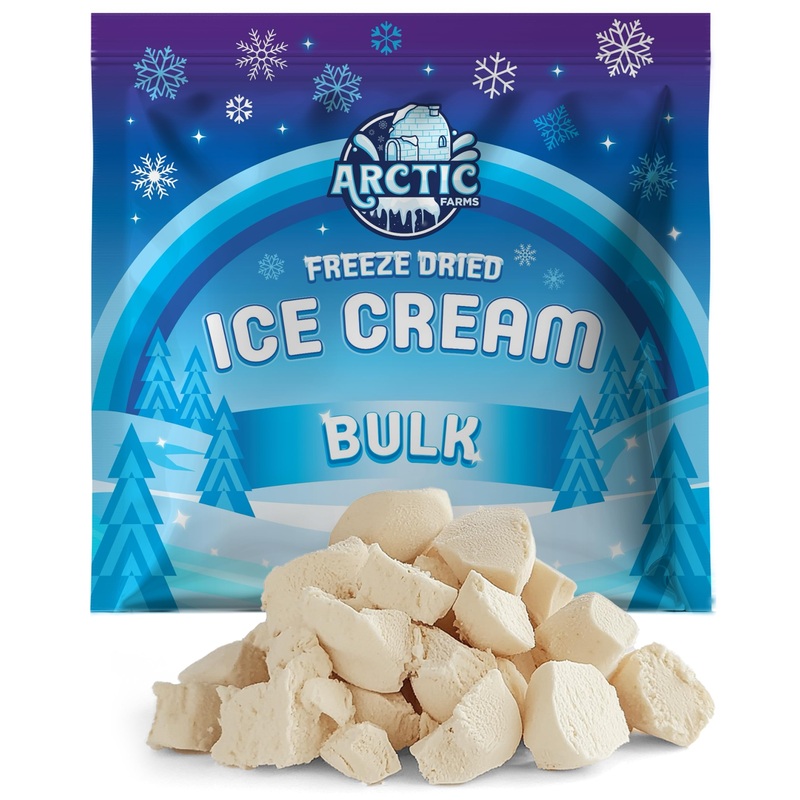 Arctic Farms Freeze Dried Ice Cream Bits Bulk – Does Not Melt (Pina Colada) (1Lb)