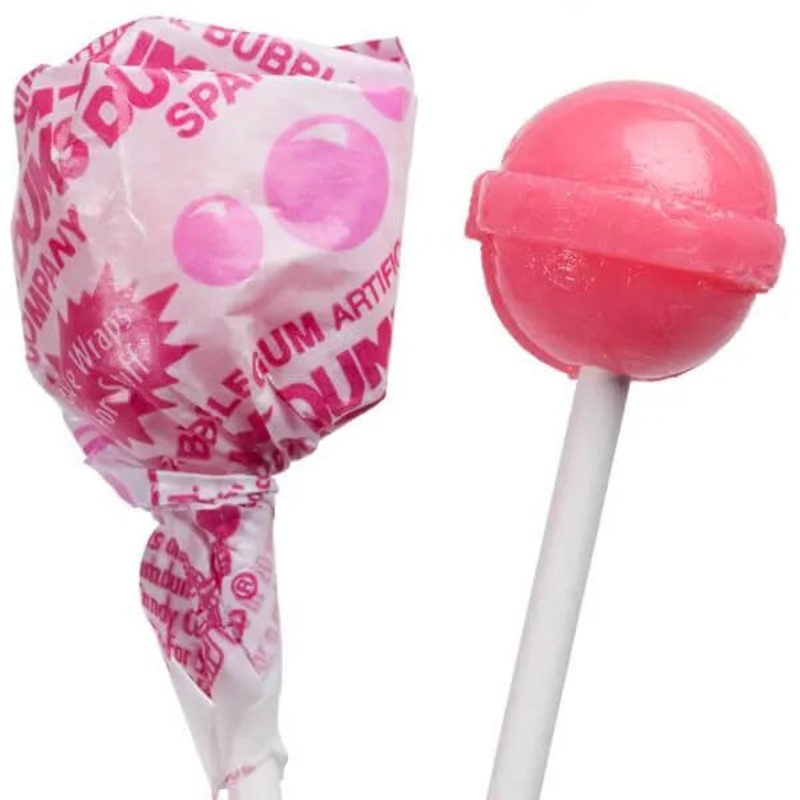 Dum Dums Pops – Bubble Gum: 1LB Tub