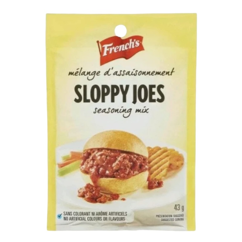 French’S Sloppy Joe Seasoning Mix, 1.5-Ounce Packets (Pack Of 12)