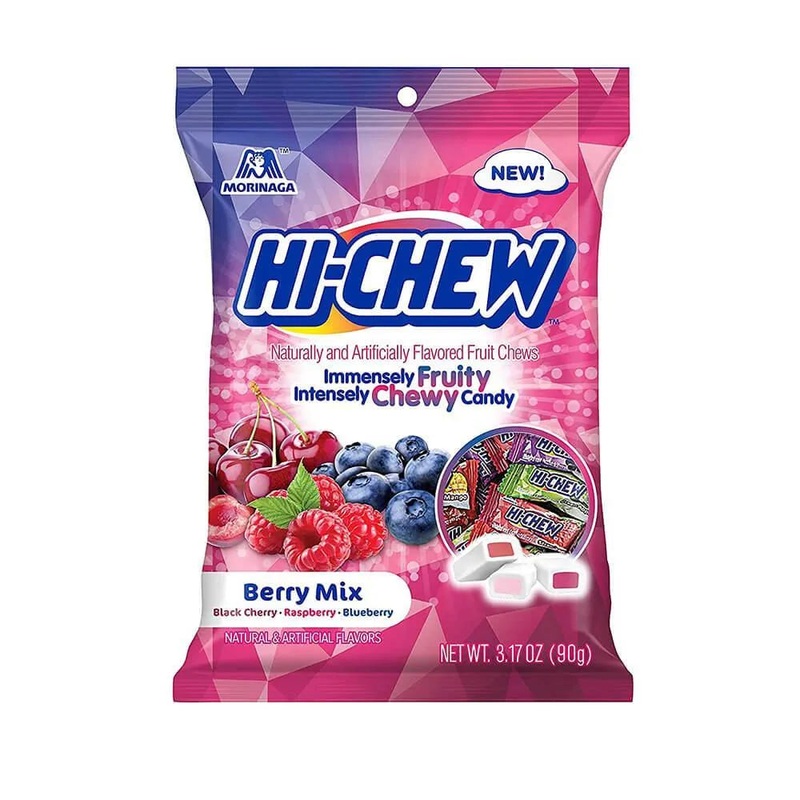 Hi-Chew Fruit Chews Candy Packs – Berry Mix: 6-Piece Case