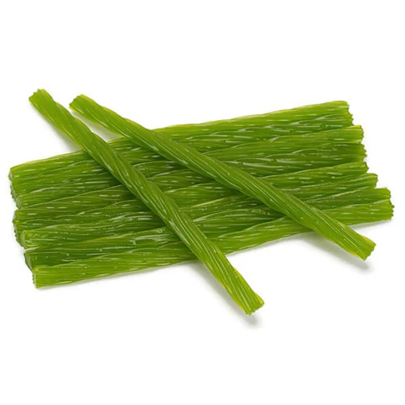 Kenny’s Juicy Licorice Twists – Green Apple: 12LB Case