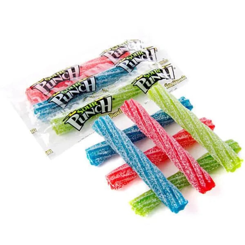 Mini Sour Punch Twists – Wrapped: 110-Piece Bag