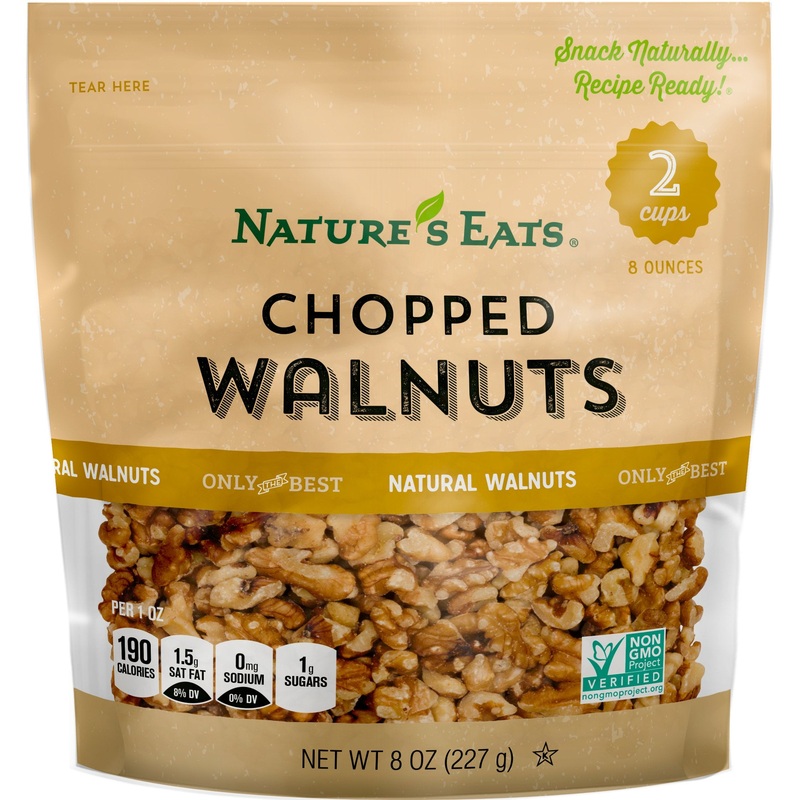 Nature’S Eats Chopped Walnuts, 8 Oz