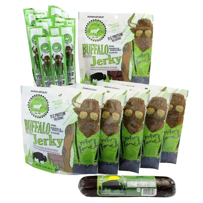 Pearson Ranch Jerky The Trail Boss – Buffalo Variety Pack