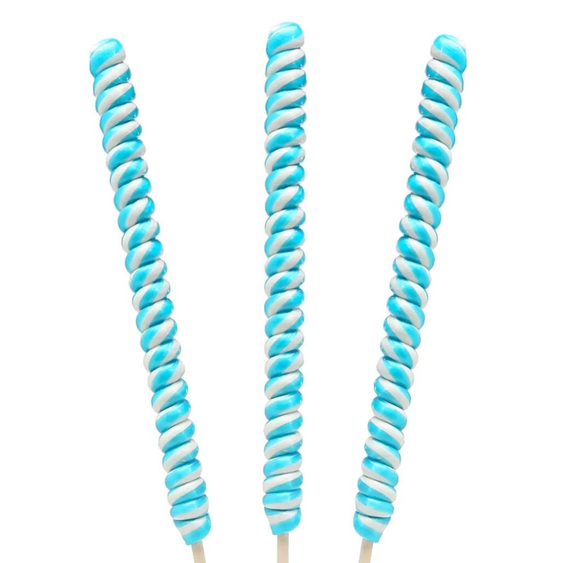 Tesla’s Tremendously Tall 3-Ounce Twist Pops – Blueberry: 12-Piece Box