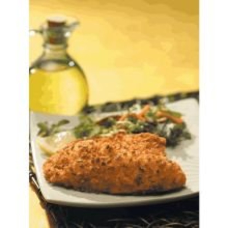 Viking Pecan Crusted Natural Iqf Breaded Tilapia Fillet, 4 To 5 Ounce — 1 Each.