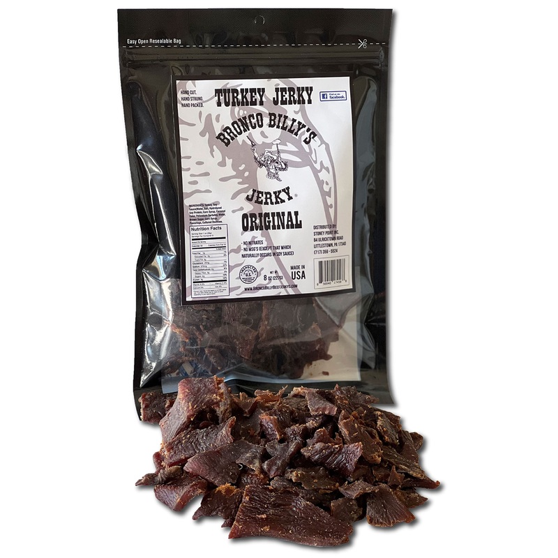 Bronco Billy’S Turkey Jerky Original Flavor Half Pound Resealable Bag