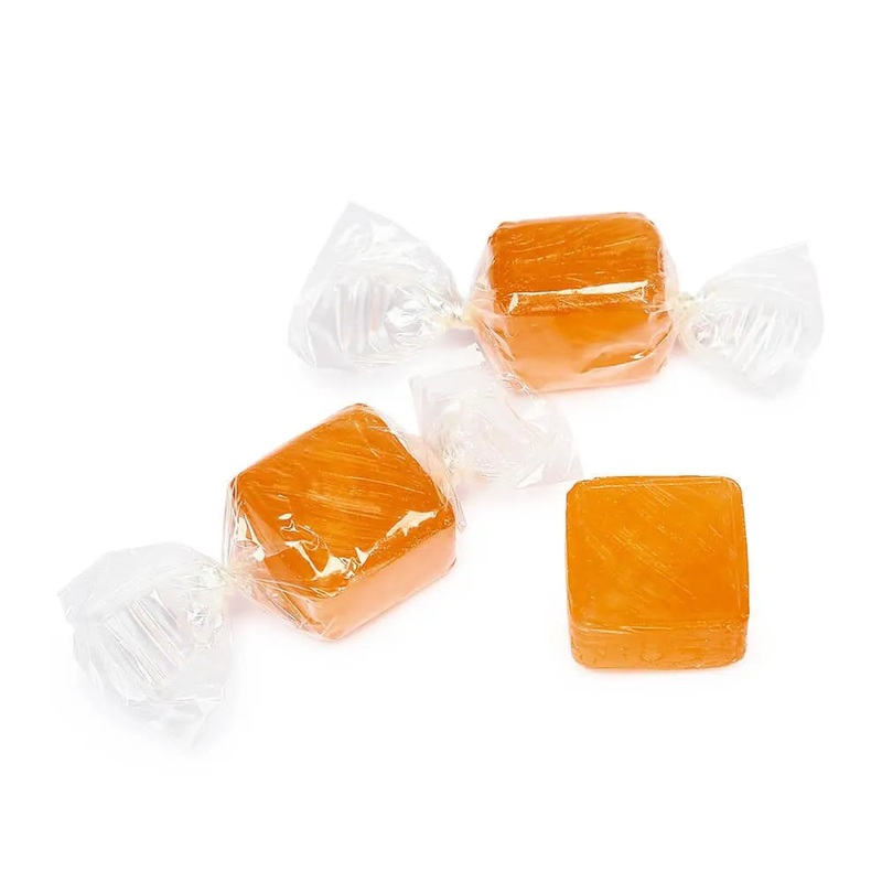 Cubes Hard Candy – Butterscotch: 3LB Bag