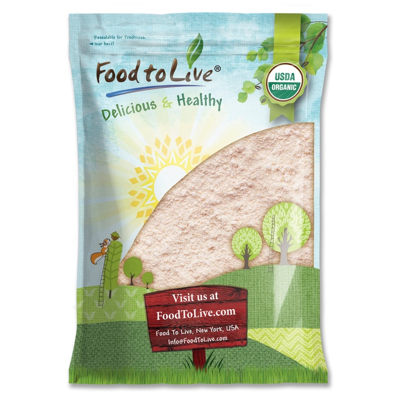 Food To Live Organic Red Lentil Flour, 10 Pounds – Non-Gmo, Finely Ground, Pure, Raw, Keto, Nutritious Vegan Powder In Bulk. Goo