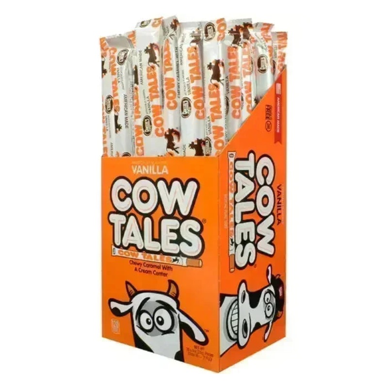Goetze’s Cow Tales Caramel & Cream Sticks: 36-Piece Box