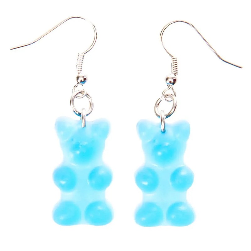 Gummy Bear Earrings – Blue