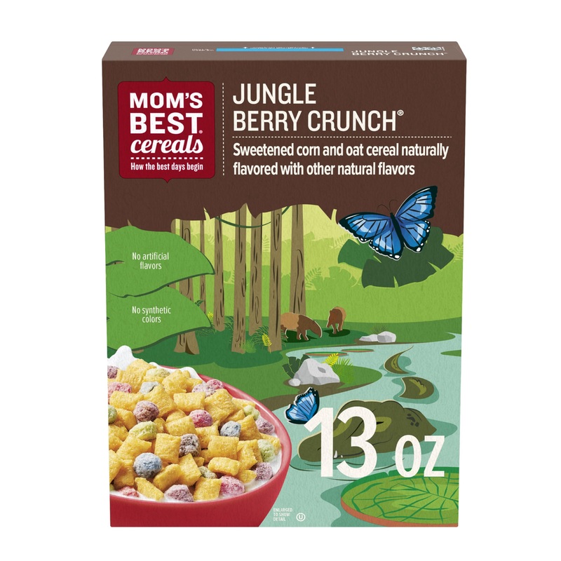 Mom’S Best Jungle Berry Crunch, Kosher, 13 Oz Box (Pack Of 8)