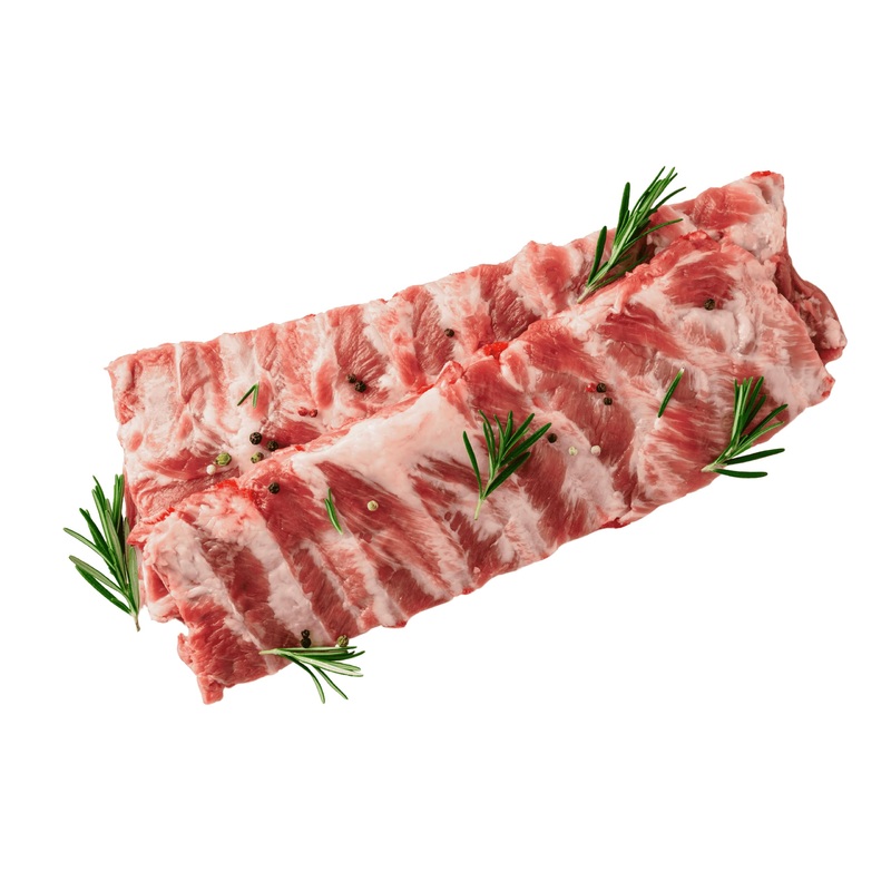 New York Steak & Seafood Baby Back Pork Ribs – 1.5 Pound Extra Large Uncooked Pork Ribs – Perfect For Outdoor Bbq, Grill, Oven (