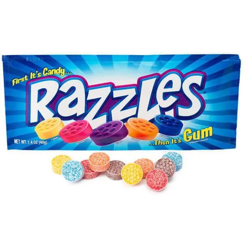 Razzles Candy Packs – Original: 24-Piece Box