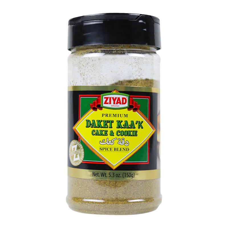 Ziyad Cake & Cookie Spice Blend, Daket Kaa’K Baking Seasoning, Salt-Free, No Colors, No Additives, No Preservatives, Lebanese Sp