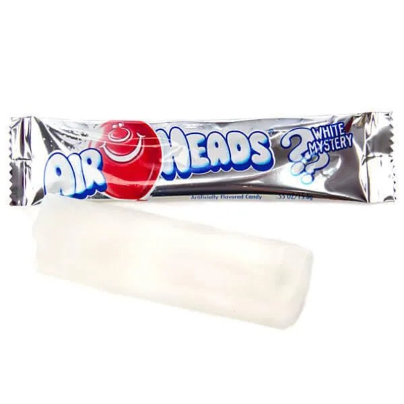 AirHeads Taffy Candy Bars – White Mystery: 36-Piece Box