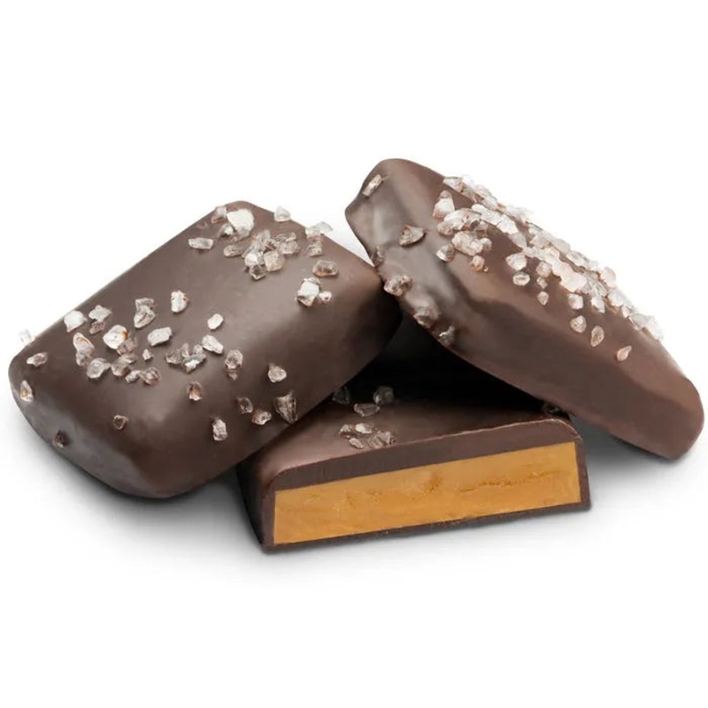 Albanese Dark Chocolate Sea Salt Toffees: 10LB Bag