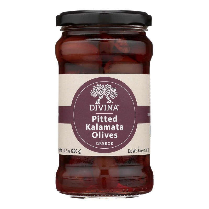 Divina Organic Pitted Kalamata, 6 Ounce – 6 Per Case.6