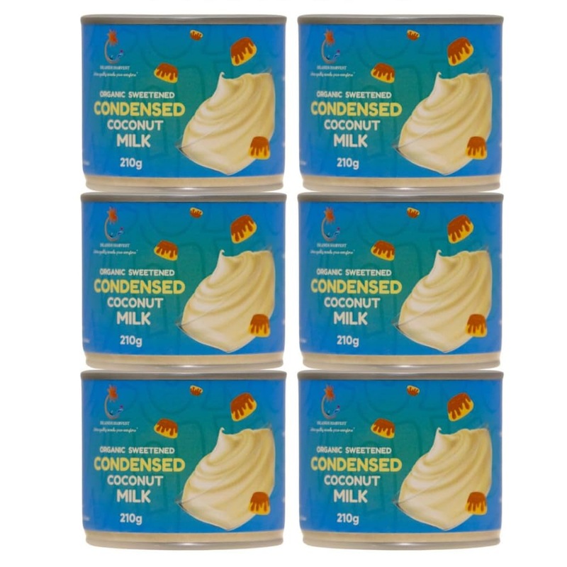 Islands Harvest Sweetened Condensed Coconut Milk Pack Of 6 | Gluten-Free, Non-Gmo, Vegan Coconut Milk | Rich And Tasty Coconut F