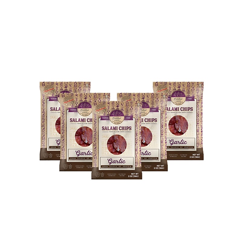 Passover Exodus Salami Chips – Garlic, 5 Pack
