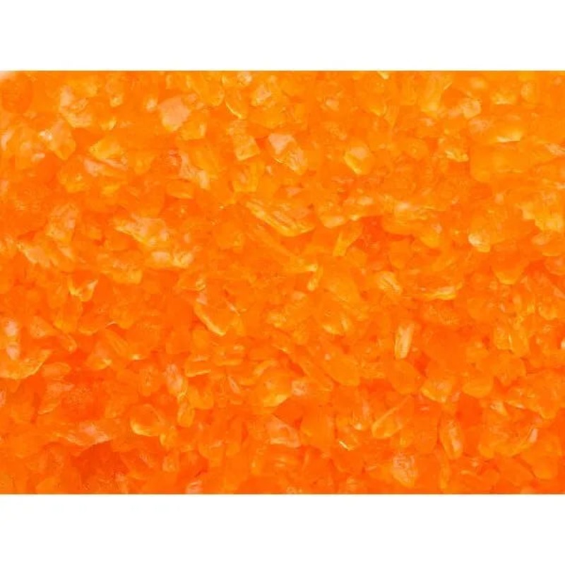 Rock Candy Crystals – Orange: 5LB Box