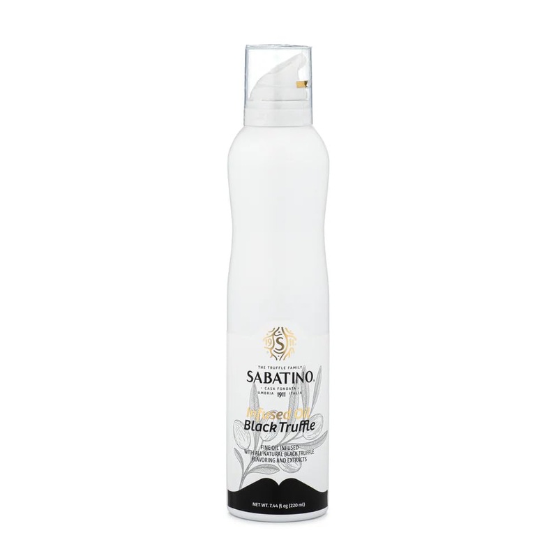 Sabatino Black Truffle Oil Spray – All-Natural Premium Italian Black Truffle-Infused Olive Oil, Gourmet Finishing Oil For Pasta,