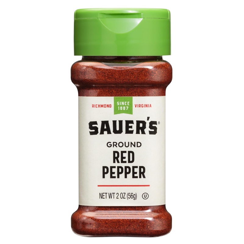 Sauer’s Red Pepper Ground, 2 oz – Spicy Seasoning for Cooking & Baking, 1 Pack