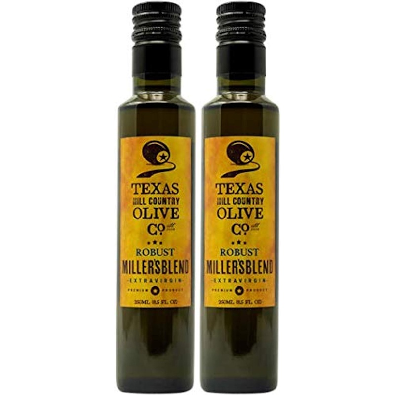 Texas Hill Country Olive Co Miller’S Blend Extra Virgin Olive Oil – Cold Pressed Evoo Gourmet Olive Oil – Rich & Robust – Perfec
