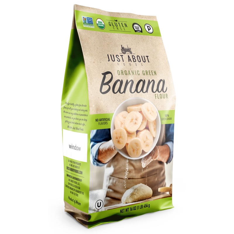 Usda Organic Banana Flour 1Lb, Vegan, Paleo, Grain & Gluten Free, All-Purpose Wheat Flour Alternative, Great For Baking And Cook