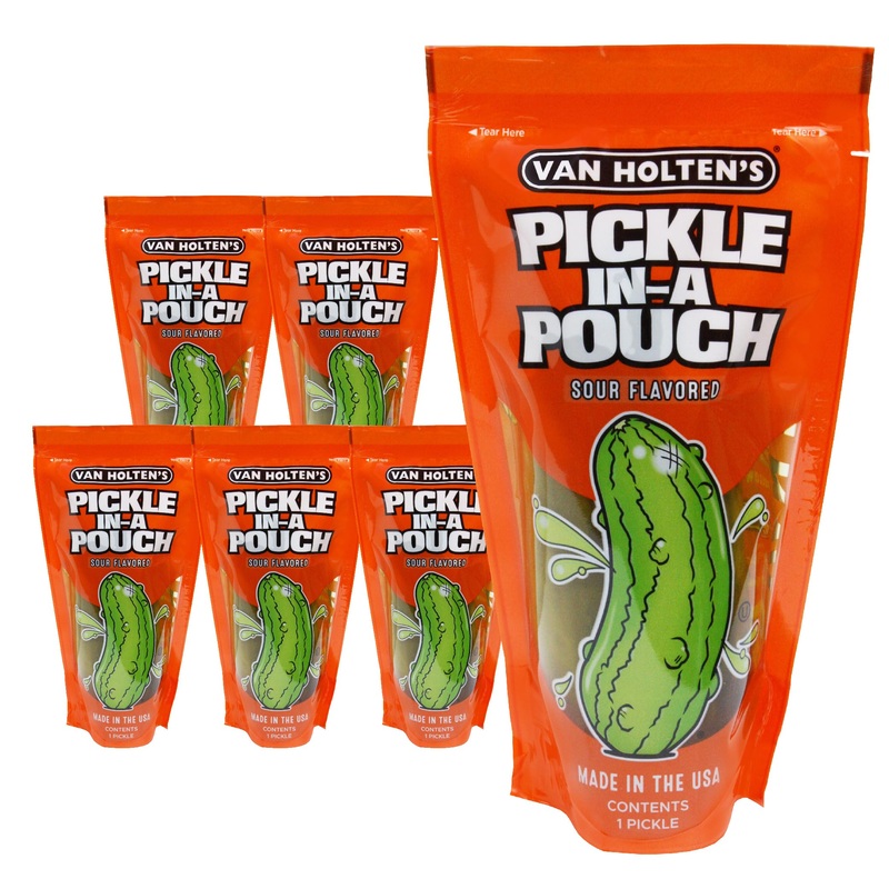Van Holten’S Pickles – Jumbo Sour Pickle-In-A-Pouch – 6 Pack