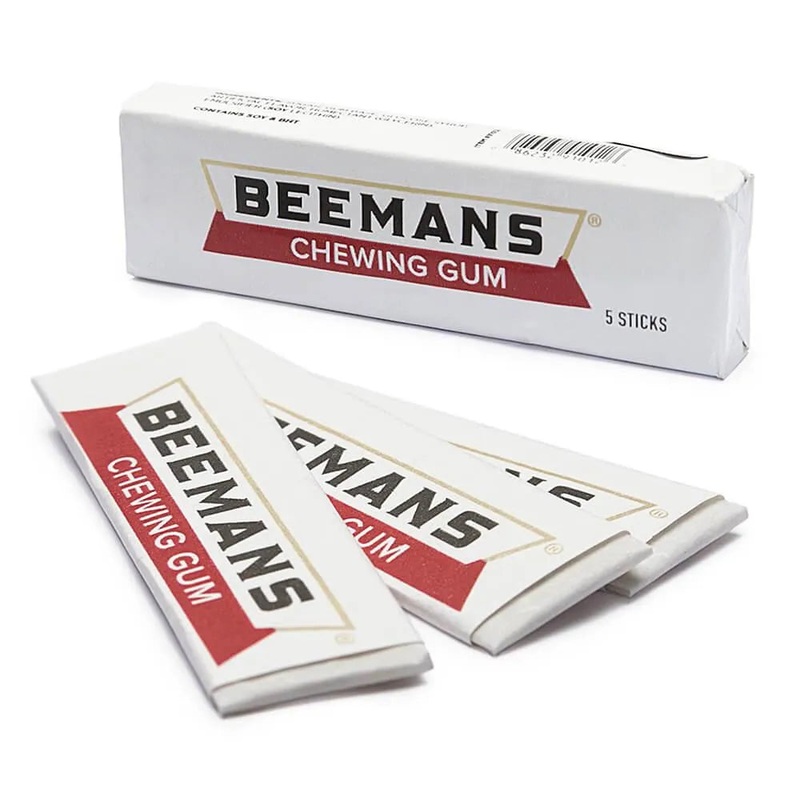 Beeman’s Chewing Gum 5-Stick Packs: 20-Piece Box