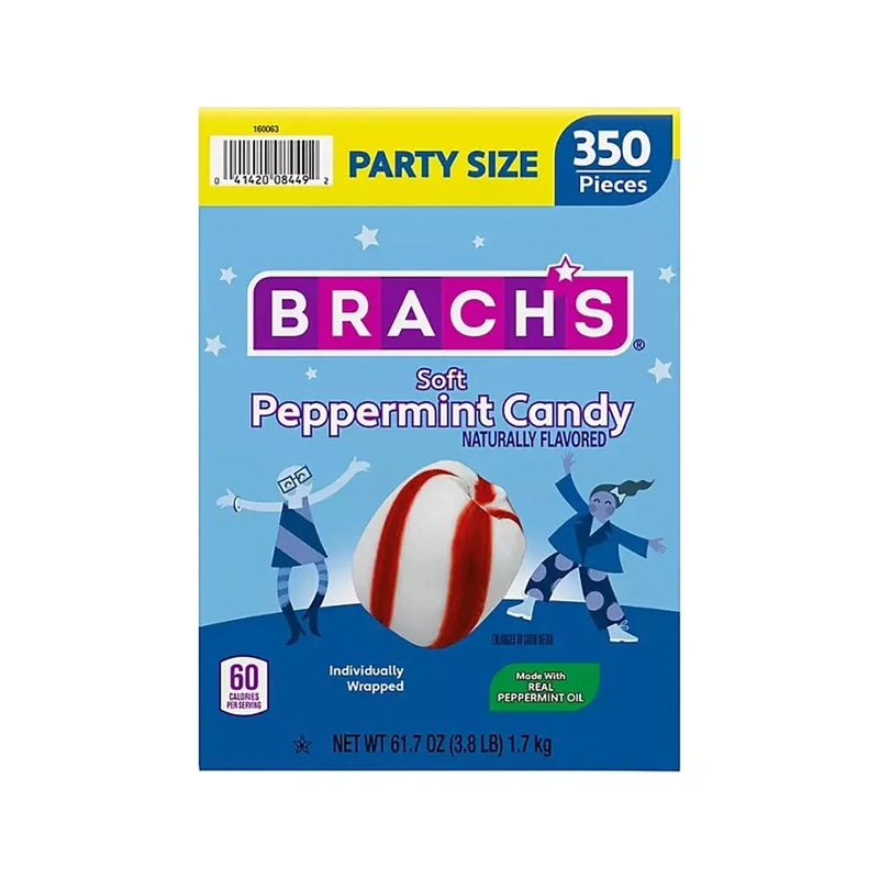 Brach’s Bobs Sweet Stripes Soft Peppermints: 350-Piece Box