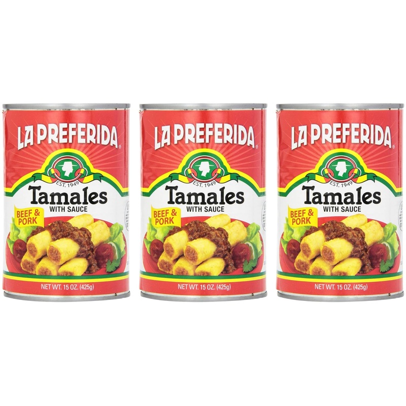 La Preferida Tamales Beef & Pork, 15 Oz (24)